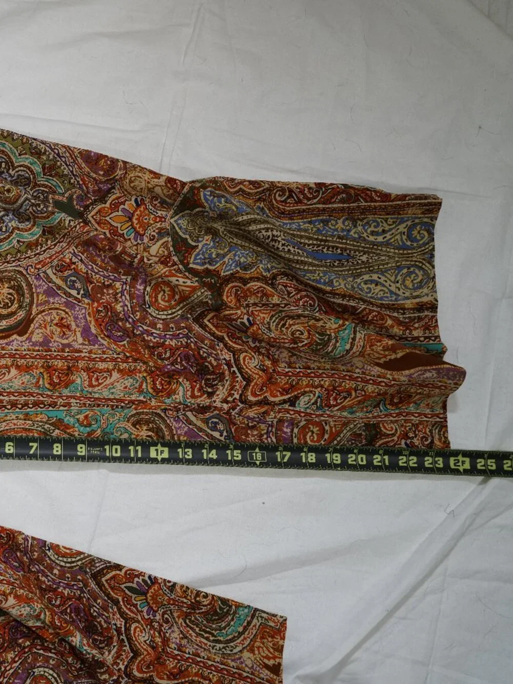 Lauren Ralph Lauren Paisley Soft and Cozy Wide Leg Pants Size 16 - Picture 6 of 6